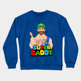 Super Daddy Thumbs Up Crewneck Sweatshirt